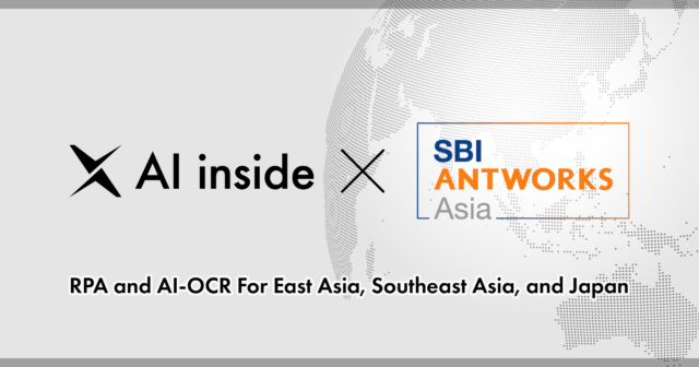AI inside Partners with SBI AntWorks Asia, Accelerates Service Deliveries in East Asia, Southeast Asia, and Japan
